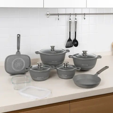 Set Ollas Cerámica 19 Piezas